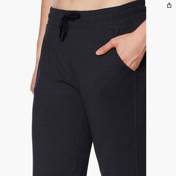 NEW Prana Black Inigma Pants Joggers L - Picture 3 of 5